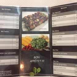 Le Kribien - Menu complet