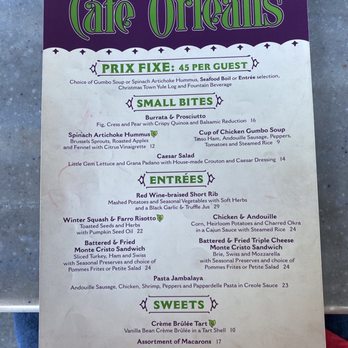 Cafe Orleans - Front menu - Cajun/Creole Near Me - Anaheim, California