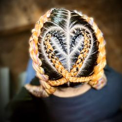 Braids with extensions