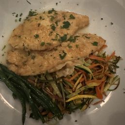 Sole fish with veggies. Delicious Sole fish with veggies. Delicious