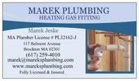 Marek Plumbing Logo