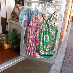 Sugar Beach - That cute green dress hanging on the front door caught my eye.