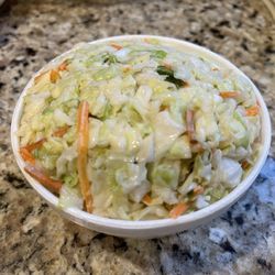 Papaw's Place - Better than the best Cole slaw you've ever had!  And a HUGE bowl of it!  Plenty for at least two people!