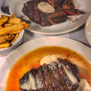 Reserve Steakhouse - Prime NY Strip "On Weck" Diamond-Cut, Yeasted Butter, Horseradish Foam, & Kimmelweck Au Jus - Steakhouses Near Me - Buffalo, New York Reserve Steakhouse - Prime NY Strip "On Weck" Diamond-Cut, Yeasted Butter, Horseradish Foam, & Kimmelweck Au Jus - Steakhouses Near Me - Buffalo, New York