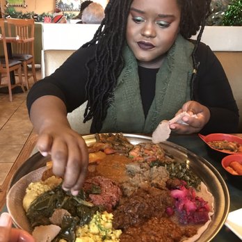 Enat Restaurant - When in Rome: hands, or spongy bread - Ethiopian Near Me - Alexandria, Virginia Enat Restaurant - When in Rome: hands, or spongy bread - Ethiopian Near Me - Alexandria, Virginia
