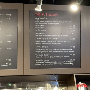 Melt N Dip - Menu - Desserts Near Me - Mississauga, Ontario Melt N Dip - Menu - Desserts Near Me - Mississauga, Ontario