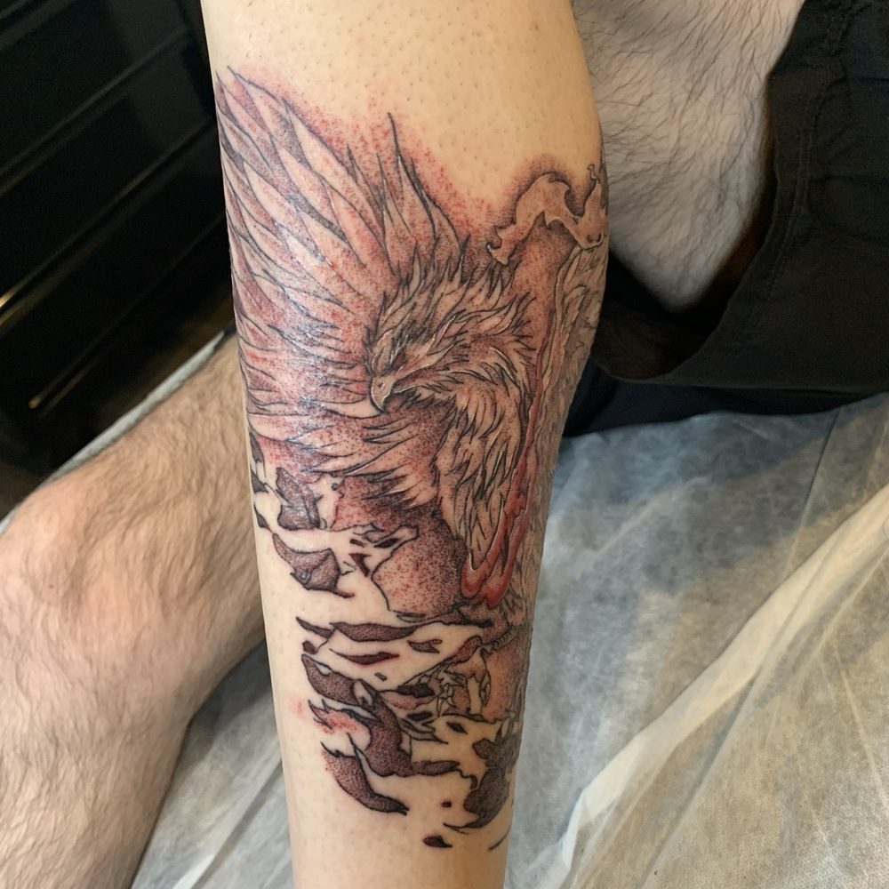 Ink Dripped Tattoo Studio - Just finished shading - Tattoo Near Me - Redwood City, California Ink Dripped Tattoo Studio - Just finished shading - Tattoo Near Me - Redwood City, California