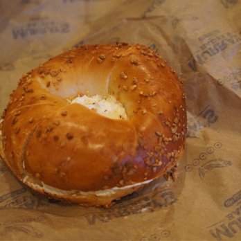 Murray's Bagels - a bagel on a wrapper - Bagels Near Me - New York, New York Murray's Bagels - a bagel on a wrapper - Bagels Near Me - New York, New York