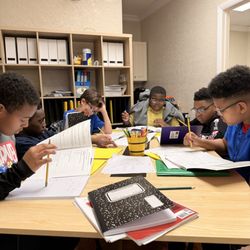 Dee's Busy Bee Tutors - Our boy's are Busy Bees at work! Students strengthening their reading, math, and critical thinking skills.