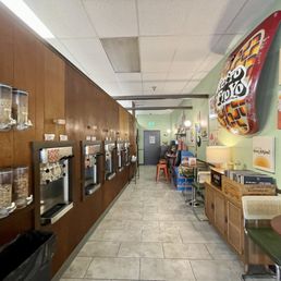 Interior - FroYo machines on left Interior - FroYo machines on left