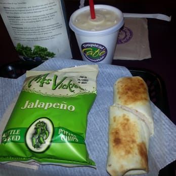 Tropical Smoothie Cafe - Kids meal...turkey and american wrap - Juice Bars & Smoothies Near Me - Chesapeake, Virginia