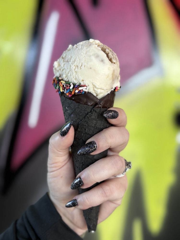 High Voltage Ice Creamery Logo