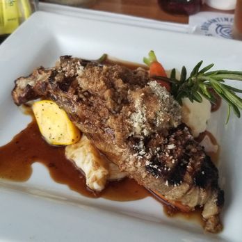 Brigantine - NY steak w/ mashed potatoes - Seafood Near Me - Del Mar, California