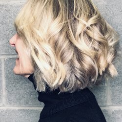 Atlas Salon - Healthy curly bob by Claire at Atlas Salon, the best salon in Washington D.C.'s eclectic H Street Corridor, featuring Aveda products.
