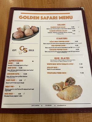 Menu photo 5 Golden Safari Hayward, CA