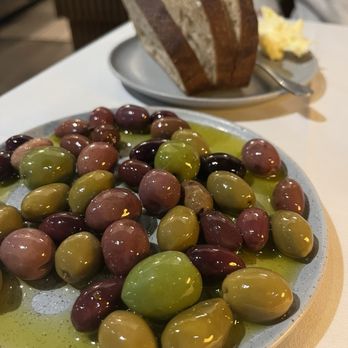 Entrecot - Olives and Sourdough Bread from the Tapas menu - Diners Near Me - Napa, California