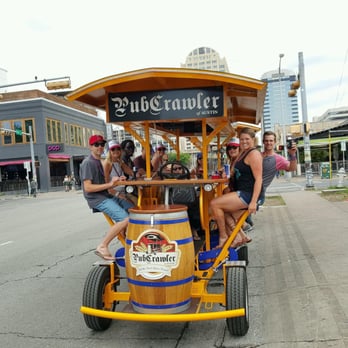 Pedal Pub Austin - Pic during our pub crawl :) - Party Bike Rentals Near Me - Austin, Texas