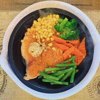 Sizzling Lunch - Double Salmon Fillet - Steakhouses Near Me - Cupertino, California Sizzling Lunch - Double Salmon Fillet - Steakhouses Near Me - Cupertino, California