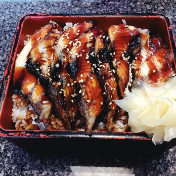 Little Tokyo - Unagi over rice, I thought the amount was pricy at $18 - but very tasty! - Japanese Near Me - High Point, North Carolina Little Tokyo - Unagi over rice, I thought the amount was pricy at $18 - but very tasty! - Japanese Near Me - High Point, North Carolina