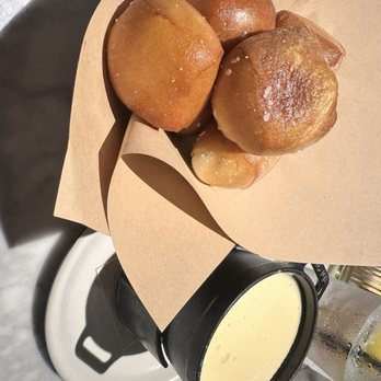 Culinary Dropout - Soft Pretzels & Provolone Fondue - New American Near Me - Charlotte, North Carolina Culinary Dropout - Soft Pretzels & Provolone Fondue - New American Near Me - Charlotte, North Carolina