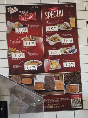 Menu photo 5 Oscar's Tacos Shop - Tempe Tempe, AZ