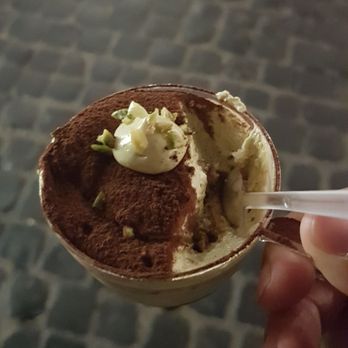 Two Sizes - Pistachio tiramisu - small - Desserts Near Me - Rome, RM Two Sizes - Pistachio tiramisu - small - Desserts Near Me - Rome, RM