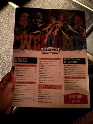 Menu photo 1 Alamo Drafthouse Cinema Arlington, VA Menu photo 1 Alamo Drafthouse Cinema Arlington, VA