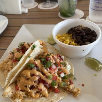 Crabby's Beachside Pavilion - Grouper tacos - Seafood Near Me - Clearwater Beach, Florida Crabby's Beachside Pavilion - Grouper tacos - Seafood Near Me - Clearwater Beach, Florida