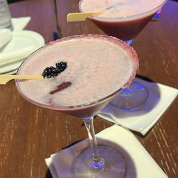Midnight berry martini Midnight berry martini