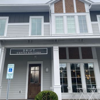 Drift Coffee & Kitchen  - Outside with signage. - Coffee & Tea Near Me - Wilmington, North Carolina