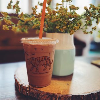 Breezeway Coffee Roasters - salty sweet iced latte - Coffee & Tea Near Me - Charlotte, North Carolina