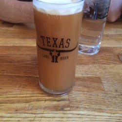 Restaurang Texas Longhorn - Testade en vete Ale öl, super fin till burgarn. Ser lite mysko ut kanske