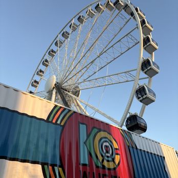 KC Wheel - I always like this view of the Wheel. - Amusement Parks Near Me - Kansas City, Missouri KC Wheel - I always like this view of the Wheel. - Amusement Parks Near Me - Kansas City, Missouri