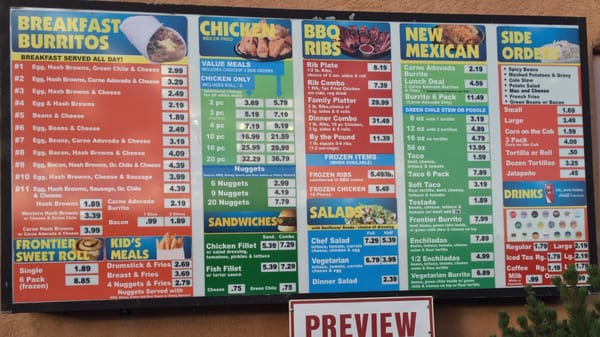 Menu photo 7 Golden Pride Albuquerque, NM