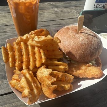 Flew the Coop - Hot honey sandwich and waffle fries - Food Trucks Near Me - Portland, Oregon