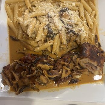 La Piazza Restaurant - Stuffed Veal with mushroom sauce - Italian Near Me - Wallingford, Connecticut