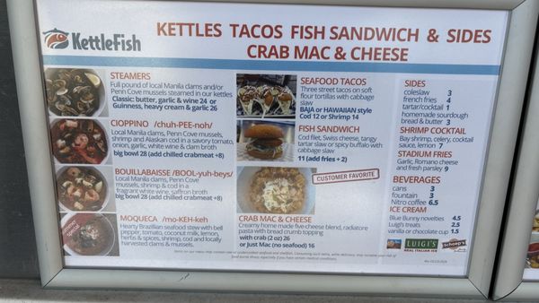 Menu photo 2 Kettlefish Silverdale, WA
