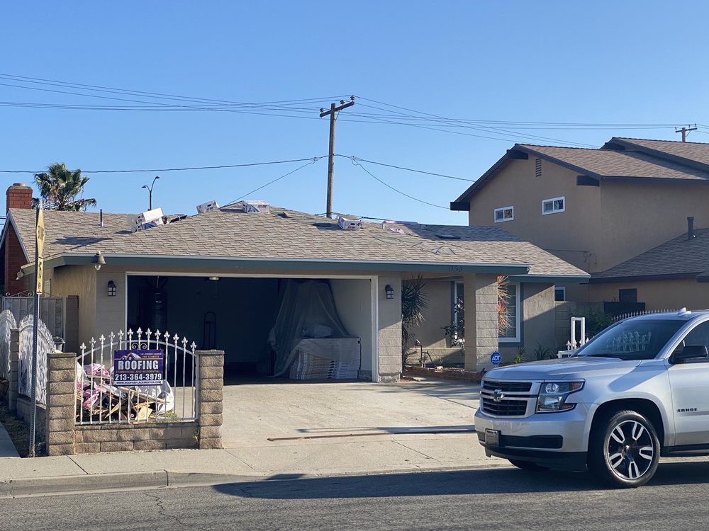 Slide of Roof Replacement