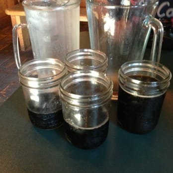 Salmon Bake Restaurant - Pitcher of on tap root beer! - American Near Me - Seward, Alaska