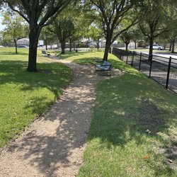 Brookfield Pool and Park - Gravel path and fence