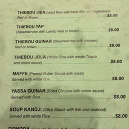 Lunch Menu