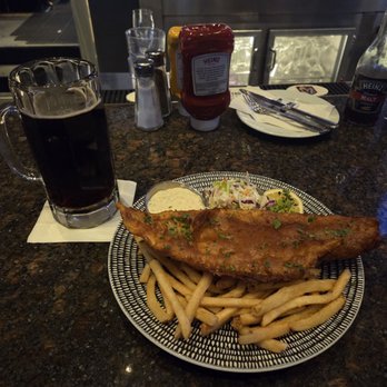Public House - Fish n chips and a local brown ale - Sports Bars Near Me - Las Vegas, Nevada Public House - Fish n chips and a local brown ale - Sports Bars Near Me - Las Vegas, Nevada