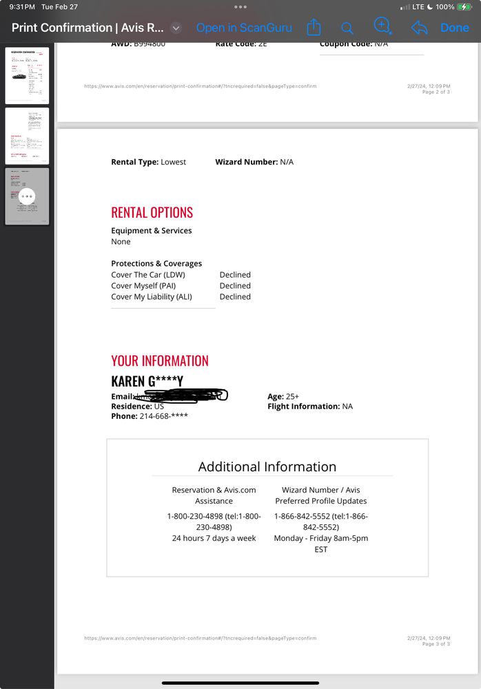 AVIS RENT A CAR Updated September 2024 Hollister, Missouri Car