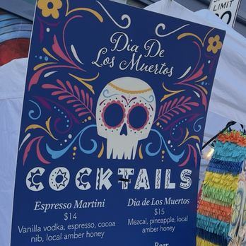 Dia De Muertos Celebration - The Espresso Martini , Raspberry Basil Smash, Dia de Los Muertos drinks all look Berry Berry interesting - Festivals Near Me - San Francisco, California