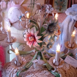 Sisters Antiques - Just one of our many professionally rewired vintage chandeliers!