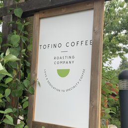 sign for tofino coffee roasting company sign for tofino coffee roasting company