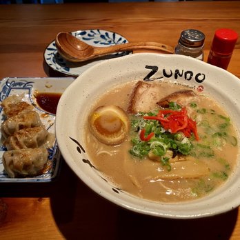 Zundo Ramen & Donburi -Mason - The before picture- I had the kaki furai - deep fried oysters! So good! - Ramen Near Me - Mason, Ohio Zundo Ramen & Donburi -Mason - The before picture- I had the kaki furai - deep fried oysters! So good! - Ramen Near Me - Mason, Ohio