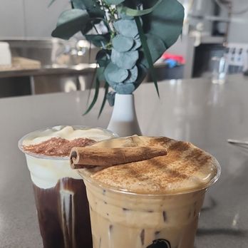 Ape Coffee - Back: Cloud Ape Front: Pumpkin Spice Latte - Coffee & Tea Near Me - Orange, California
