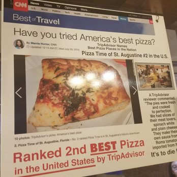 Pizza Time - Pizza Near Me - St. Augustine, Florida