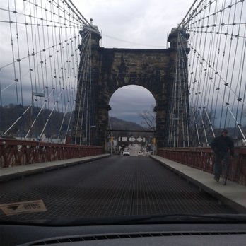 Wheeling Suspension Bridge - Landmarks & Historical Buildings Near Me Wheeling Suspension Bridge - Landmarks & Historical Buildings Near Me